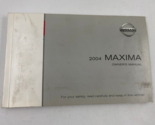2004 Nissan Maxima Owners Manual Handbook OEM J03B40002 - £25.17 GBP