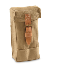 Vintage Italian army canvas magazine pouch military ammunition cotton  - £11.95 GBP+