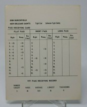 Strat-O-Matic 1971 Football New Orleans Saints 4 Player Cards Vintage - £6.26 GBP