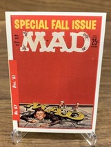 MAD Magazine 1992 Lime Rock Int. Promo Card Inside Trader Foil Stamped ✨️ - £2.93 GBP