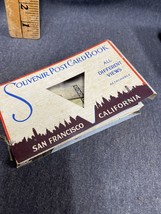 1949 Textured Souvenir Postcard Book San Francisco California 4937 - £7.74 GBP