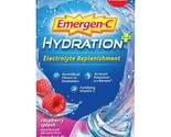Emergen-C Hydration Plus Electrolyte Supplement Powder Mix, Raspberry, 1... - $39.59
