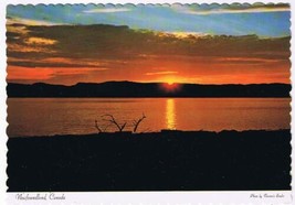 Newfoundland &amp; Labrador Postcard Sunset On Deer Lake  - $2.77