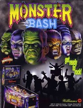 Monster Bash Pinball FLYER Original Unused Vintage Promo Art Horror Halloween - £14.99 GBP