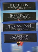 VIA Rail Canada Railroad Name Train Brochures Maps Timetable 1998 - £30.07 GBP