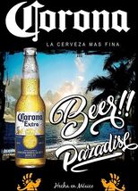Corona Extra Light Imported Beer Advertising Metal  Sign 8x12in  Coors 24p - $34.72 CAD