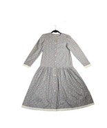 Handmade Womens Midi Dress Cottage Core Modest Prairie Long Sleeve Ditzy... - £20.35 GBP