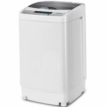 Costway Portable Compact Washing Machine 1.34 Cu.ft Spin Washer Drain Pu... - $888.49