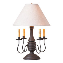 Jamestown Lamp in Hartford Black with Shade - £331.71 GBP