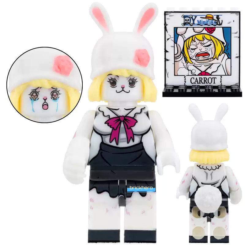 Carrot Anime One Piece Custom Printed Lego Compatible Minifigure Brick Toys Gift