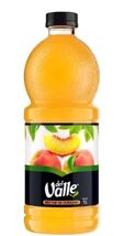 4X DEL VALLE PEACH JUICE ( Jugo Durazno ) - 4 BOTTLES OF 1 LITER (33.8 O... - $34.64