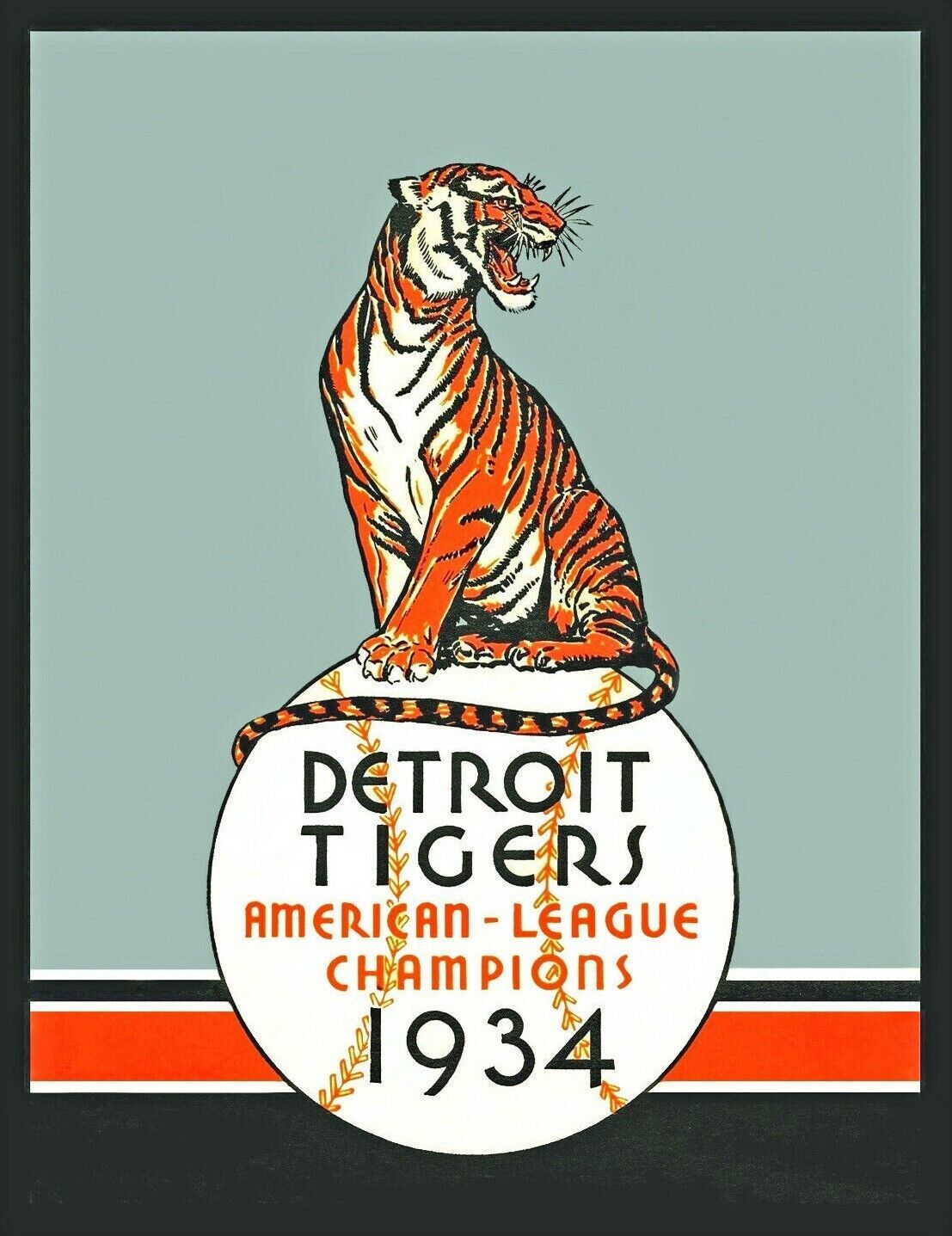 1934 DETROIT TIGERS 8X10 PHOTO BASEBALL PICTURE MLB AL CHAMPS - $4.94
