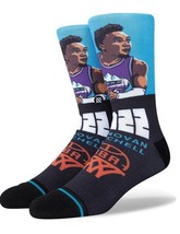 Stance Mens L (9-13) Donovan Mitchell Graded Utah Jazz Casual Crew Socks - $13.52