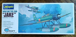 Vintage Hasegawa AICHI E1341 Type-Zero &quot;Jake&quot; 1:72 Scale Airplane Model Kit-NEW - £17.11 GBP