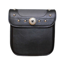 Vance Leather Black and Grey Studded Sissy Bar Bag - $49.72
