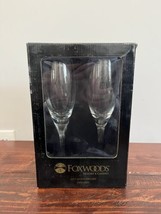 New Pair Vintage Foxwoods Resort Casino 10th Anniversary 2 Champagne Gla... - £25.16 GBP