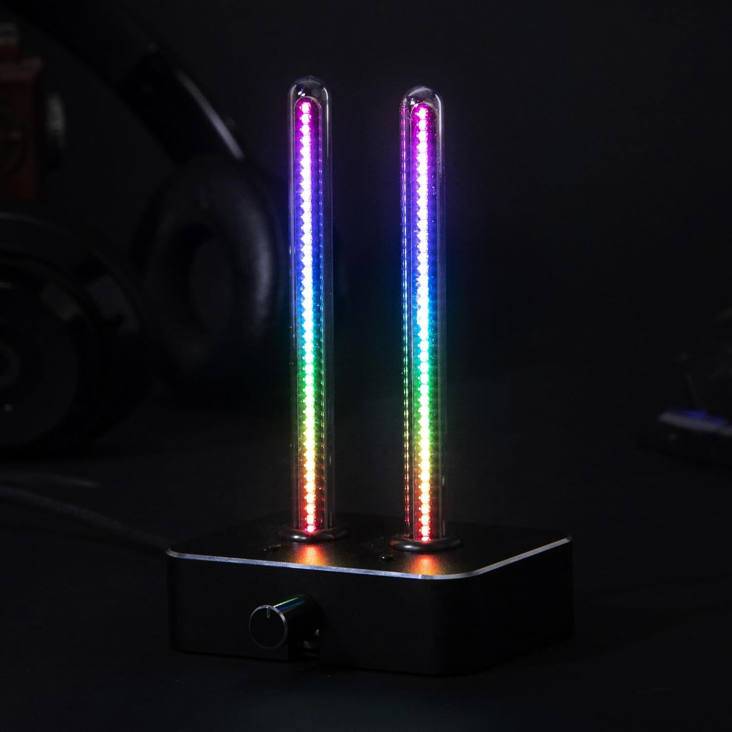 Novellife Colorful Music Rhythm Light Bar Audio Spectrum Analyzer Display Rgb  			