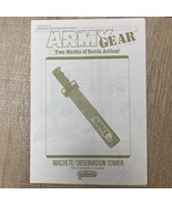 Army Gear Galoob Machete/Observation Tower manual 1988 5236000 - $49.50