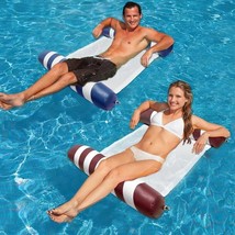 Water Hammock 2 pack, 4-in-1 Multi-Purpose Pool Inflatables for AdultsPool... - £10.16 GBP