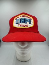 Vintage API Texas Snapback Trucker Hat Patch Cap American Petroleum Made In USA - £13.39 GBP