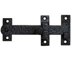 7 1/2" Decorative Cast Iron Drop Latch Gate Door Black Finish - $21.95