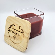 NEW Canyon Creek Candle Company 14oz Cube jar COZY CABIN Handmade! - £21.97 GBP