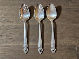 3 Tablespoon Spoon Distinction 1951 Oneida Silverplate Prestige Silver P... - $9.85