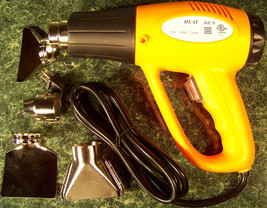 Electric HEAT GUN TOOL with 4 Tips UL 1,200 Watt 1076F degree 2 Settings... - £18.32 GBP