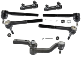 AWD For GMC Safari SLE SLT 4.3L Inner Outer Tie Rods Idler Arm Rack Ends... - $110.23