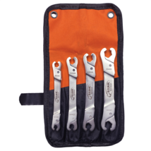 S.U.R.&amp;R. RLW400 Ratcheting Line Wrench Set of 4 with 4-Slot Pouch- SAE/... - $3,342.94 MXN