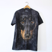 The Mountain Tie Dye Dachshund Dog T Shirt Medium - £21.19 GBP
