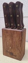 Vintage Chicago Cutlery Steak Knife Set Knives 103S Set Of 6 /with Block. - $1,293.13 MXN