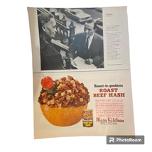 Mary Kitchen Corned Beef Hash Print Ad Life Magazine May 11 1962 Frame R... - $8.87