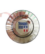 Texian Inn Ashtray Smoked Glass Vintage Motel Advertising - Estate Find - $10.00