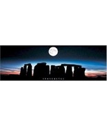 FULL MOON OVER STONEHENGE ~ 21x62 PHOTOGRAPHY POSTER ~ NEW/ROLLED ~ DRUIDS! - £10.22 GBP