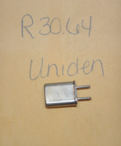 Uniden Scanner/Radio Frequency Crystal Receive R 30.64 MHz - £8.69 GBP