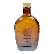 VTG Log Cabin Syrup 1776-1976 Bicentennial Amber Glass Bottle w/cap EMPT... - £7.78 GBP