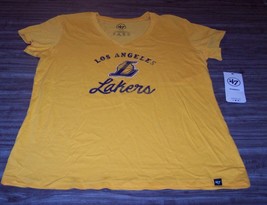 Vintage Style WOMEN&#39;S LOS ANGELES LAKERS NBA BASKETBALL T-shirt XL NEW  &#39;47 - $19.80