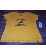 Vintage Style WOMEN&#39;S LOS ANGELES LAKERS NBA BASKETBALL T-shirt XL NEW  &#39;47 - $19.80