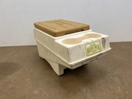 Vintage Little Kool Rest Igloo Car Cooler Console Ice Chest Cup Holder plastic - £47.94 GBP
