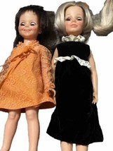 Vintage Ideal Lot Mia &amp; Kerry  Grow Hair Doll Crissy &amp; Friends- Crissy Friends - $66.63