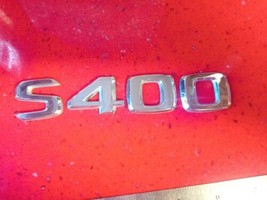 #2 S400 MERCEDES BENZ REAR TRUNK EMBLEM BADGE NAMEPLATE NUMBERS OEM GENU... - £13.86 GBP