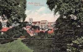 Hythe Kent England~Church From CANAL~1908 Postcard - £4.16 GBP