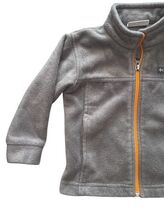Columbia Toddler Fleece Jacket Gray Full Zip 2T Lightweight Warm image 2