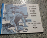 1981 Ford Thunderbird Électrique Câblage Service Atelier Réparation Manu... - $4.05