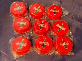 Lot of 9 Coca-Cola Pencil Sharpener New Plastic Bottle Cap School Classr... - £13.38 GBP