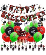 Halloween Party Decorations, Halloween Themed Party Supplies w/ Happy Ha... - £11.59 GBP