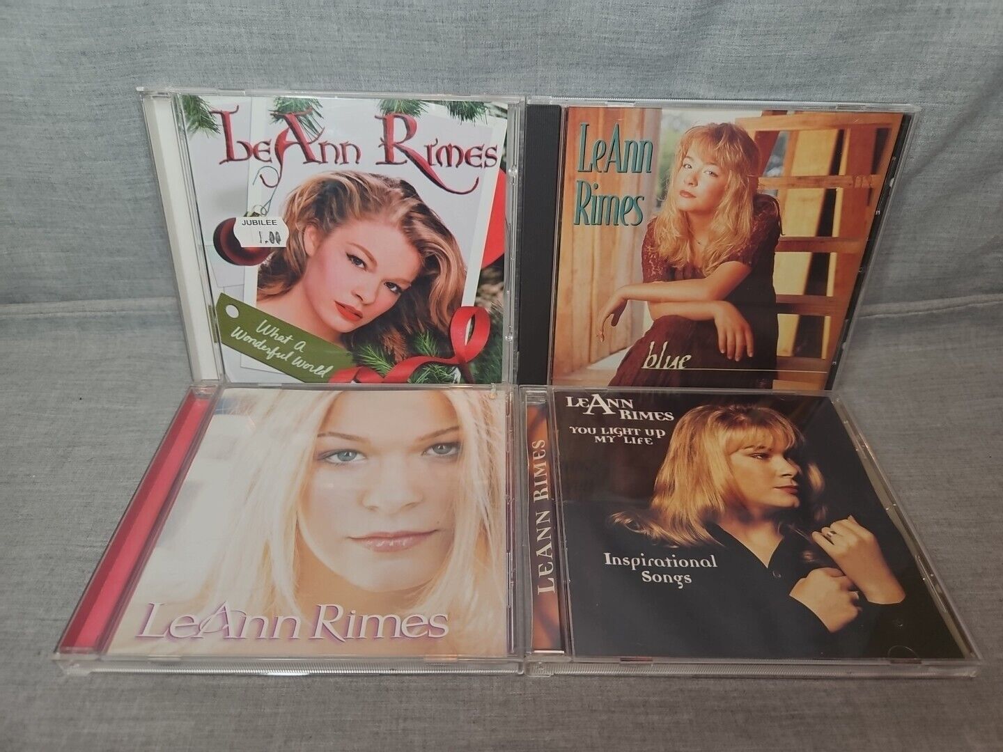 Primary image for Lotto di 4 CD di LeAnn Rimes: What a Wonderful World, Blue, You Light Up My...