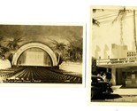 Waikiki Theatre Interior &amp; Exterior Real Photo Postcards Honolulu Hawaii... - $21.75
