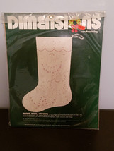Vintage Dimensions Candlewicking Musical Angels Stocking 8604 (NEW) - $39.55